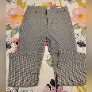 NWT Gap Ladies Houndstooth High Rise Kick Fit Pants